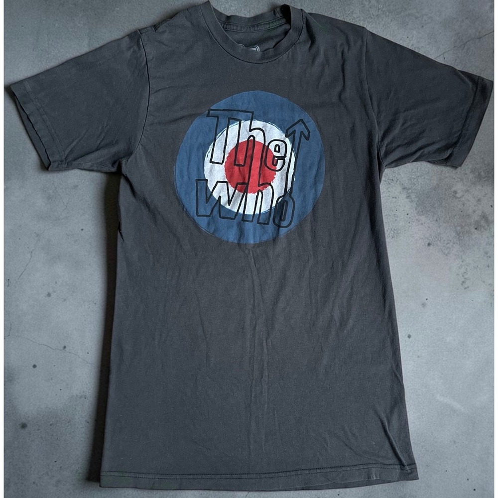The Who Winterland Classic Rock Graphic Band T-Shirt Mens S Charcoal Gray Y2K